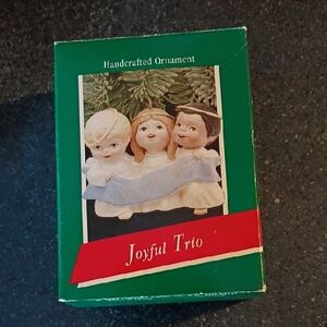 Hallmark Joyful Trio Ornament - Green and Red Box